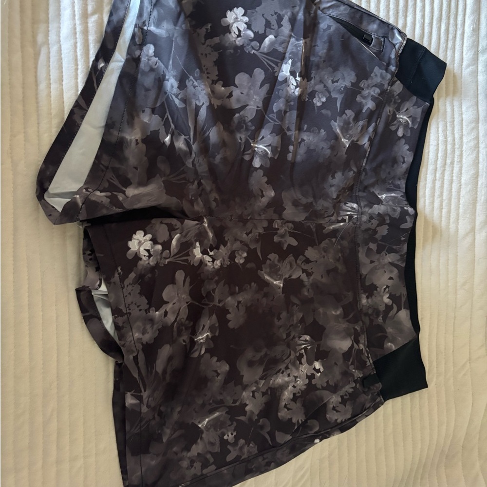 Athleta Black and Gray Activewear Shorts